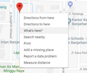 Cara Mengetahui Titik Koordinat Di Google Map