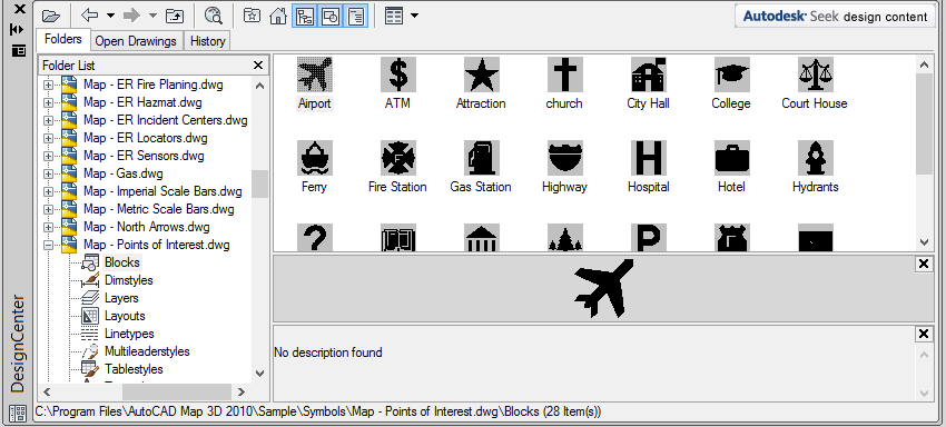 Cara Memasukkan Symbol Di AutoCAD Map