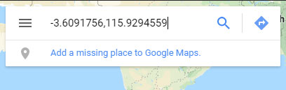 Mencari Tempat Dengan Koordinat Di Google Map