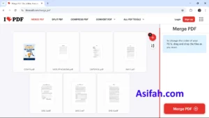Cara Menggabungan File PDF Menjadi Satu di IlovePDF