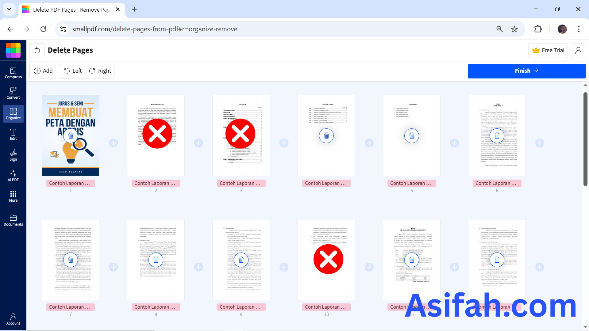 Cara Mudah Menghapus Halaman Tertentu File PDF