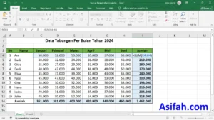 Cara Menggunakan Rumus Penjumlahan di Excel