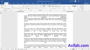 Cara Merapikan Paragraf yang Susah Diatur di Microsoft Word